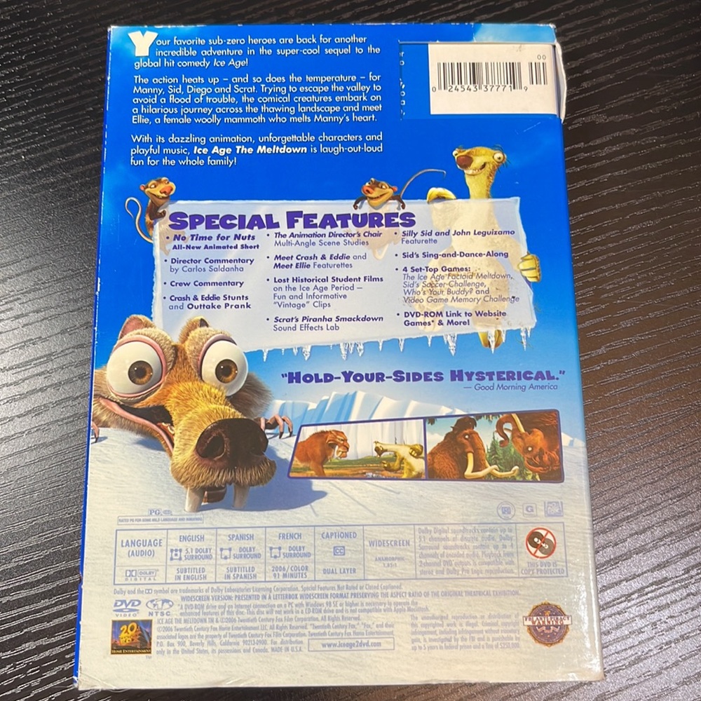 Ice Age - The Meltdown DVD 📀 - Picture 3 of 3